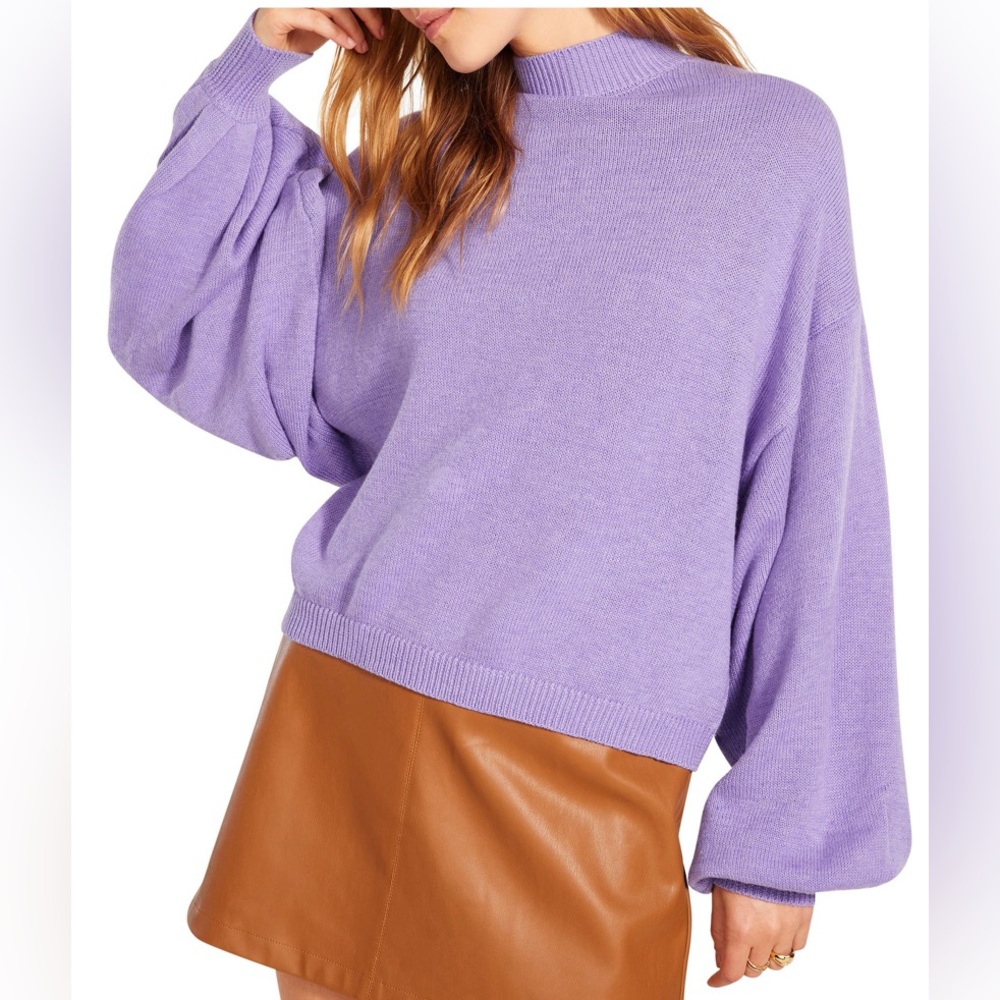 NWT BB Dakota x Steve Madden Ballon sleeve sweater